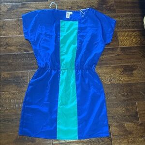 L8teR Blue and Green Dress